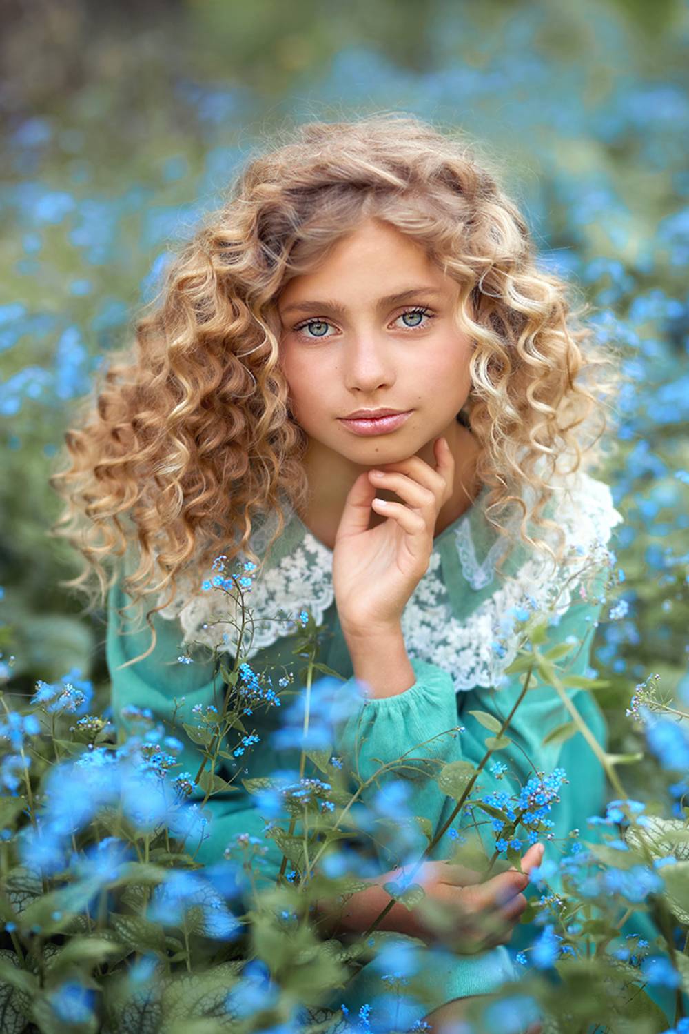 портрет, детский портрет модель, девочка, Анастасия Чупико