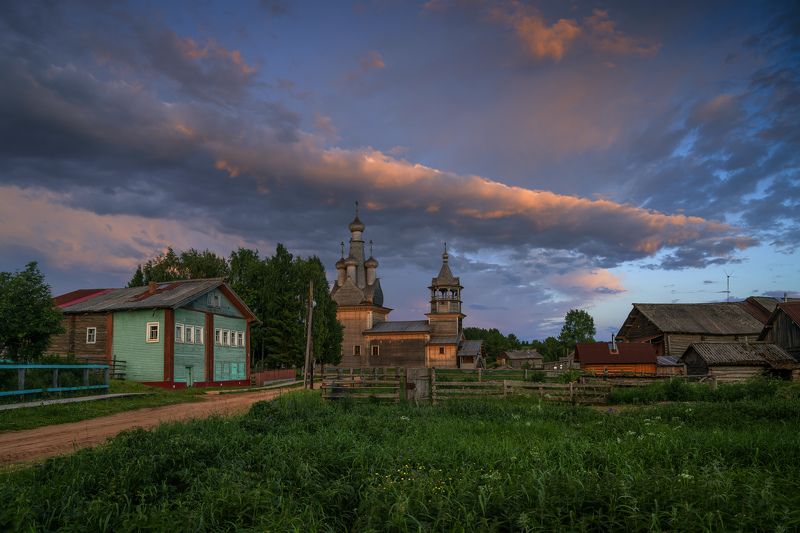кимжа, архангельская область В Кимже вечер фото превью