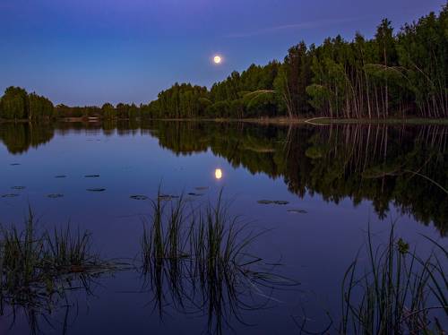 Восход луны над Черной Порзой