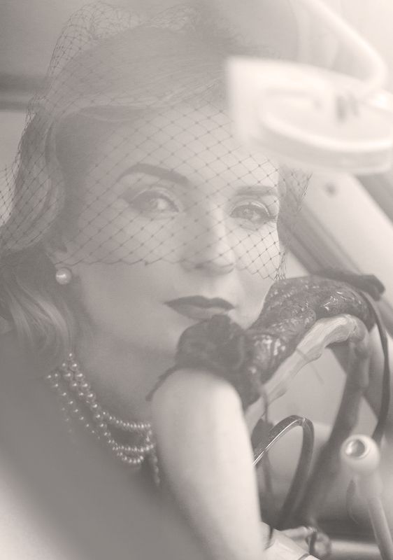 девушка, модель, портрет, гламур, мода, ретро, автомобиль, волга *** фото превью