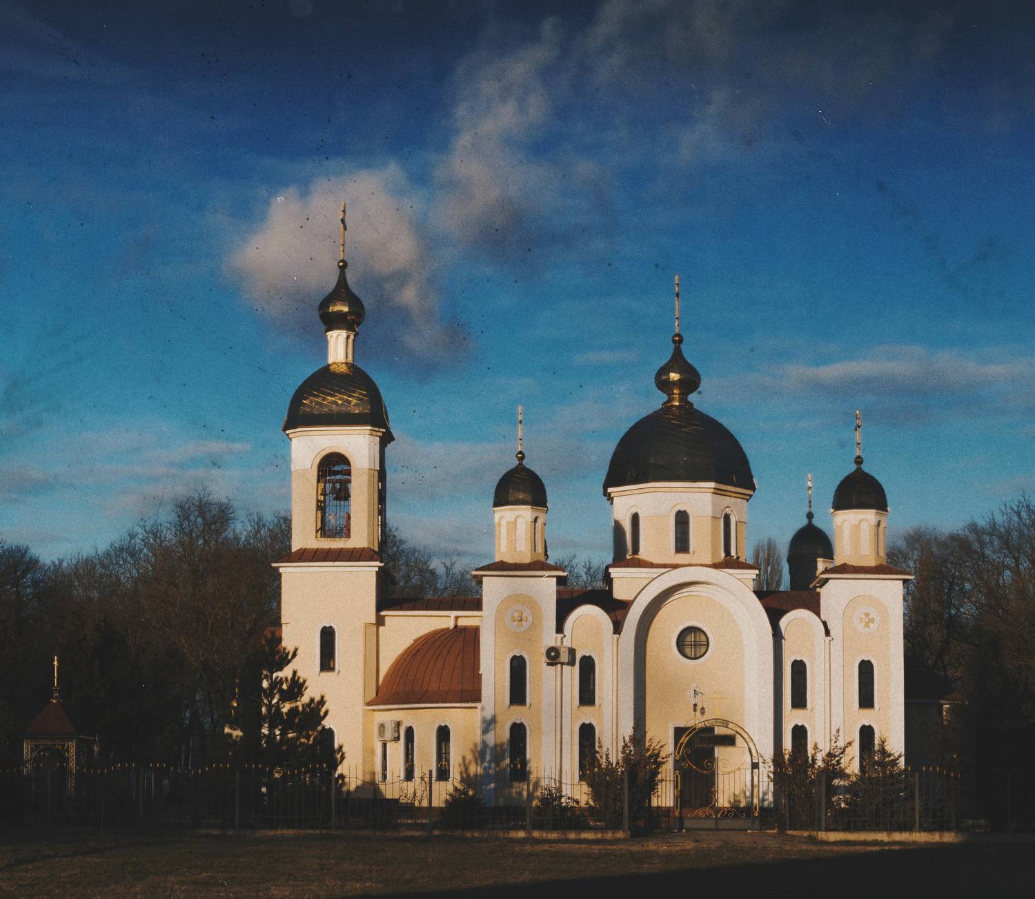 архитектура, храм, церковь, православие, традиция, вера, духовность, история, атмосферное, стилизация, небо, закат, керчь, крым, россия, Щербак Анатолий