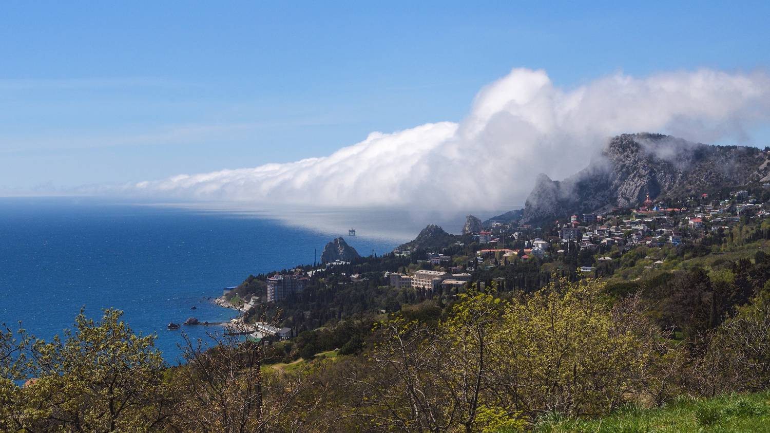 море,  облака, симеиз, Вьюшкин Игорь