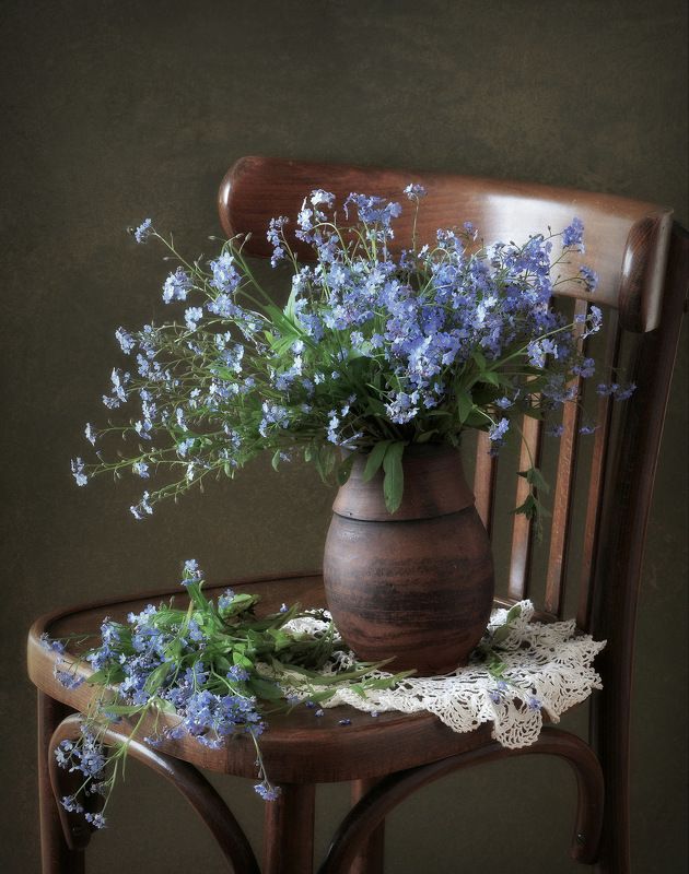 сергей алексеев, натюрморт Незабудки фото превью