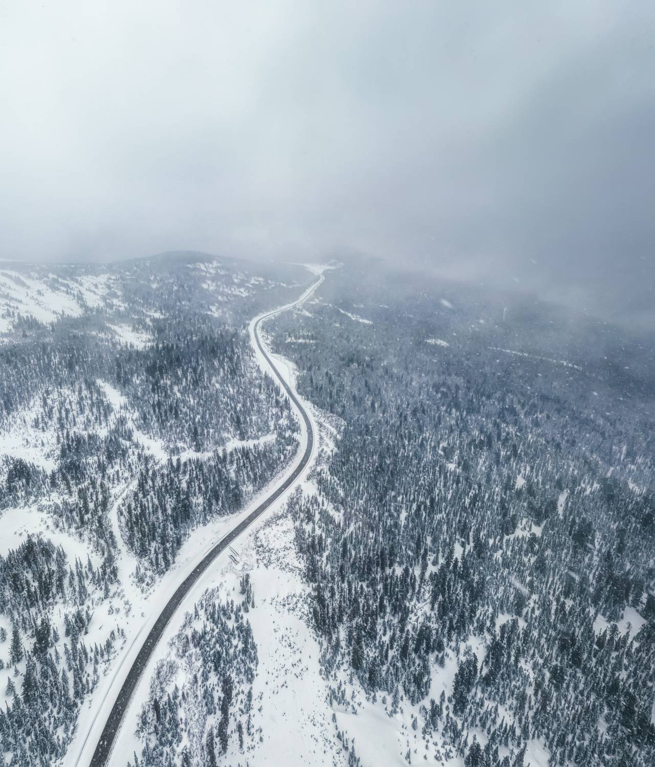 Ергаки, парк, дорога, зима, снег, Василеня Роман