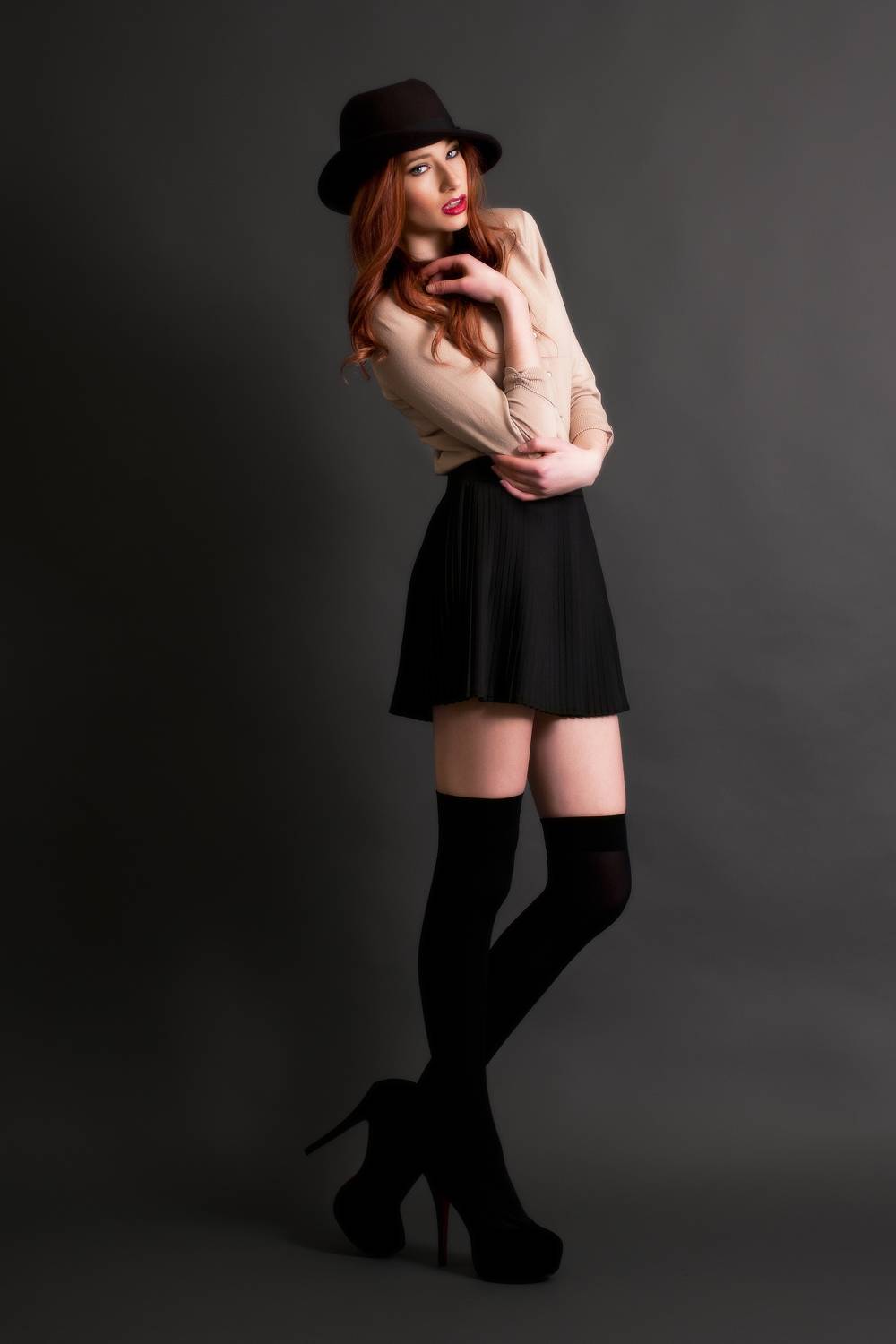 model, fashion, studio, legs, skirt, Fast Photography