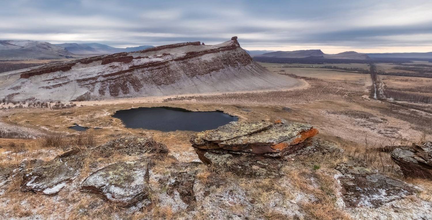 хакасия, енисейская сибирь, сундуки, утро, рассвет, Фомина Марина