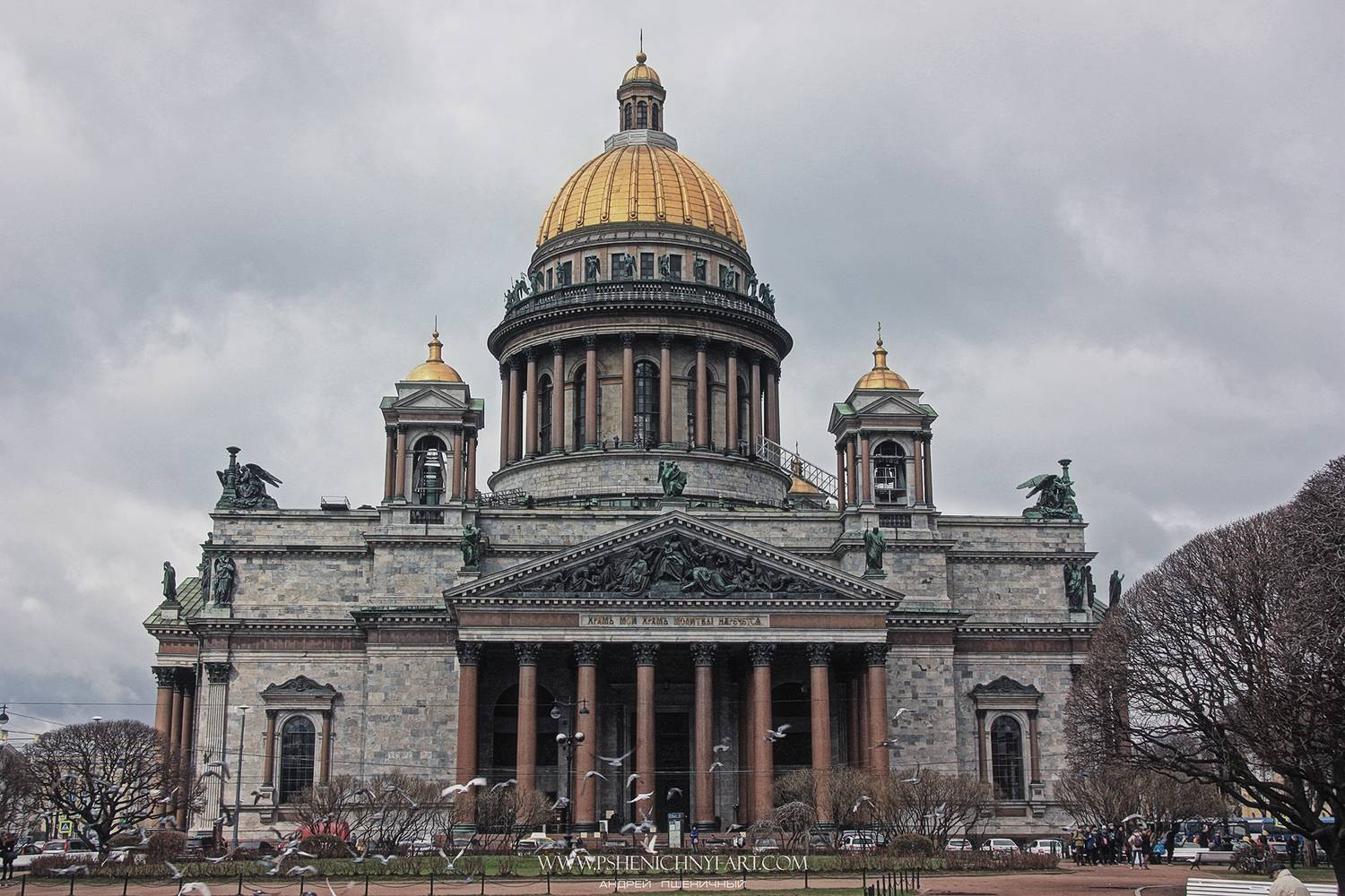 исаакиевский собор, архитектура, городской пейзаж, санкт-петербург, исаакиевская площадь, история, Пшеничный Андрей