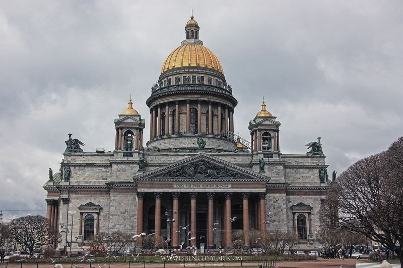 исаакиевский собор, архитектура, городской пейзаж, санкт-петербург, исаакиевская площадь, история Исаакиевский собор фото превью