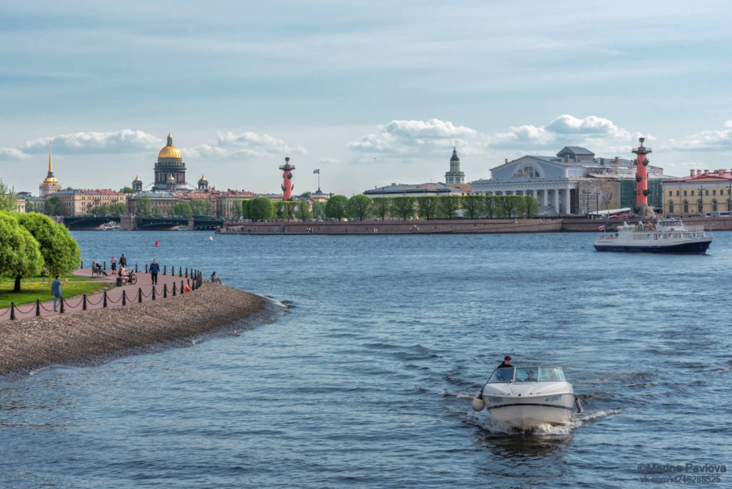 город, архитектура, санкт-петербург, река нева, адмиралтейство, исаакиевский собор, стрелка васильевского острова, дворцовый мост, биржа, слева фрагмент заячьего осторова, кронверкский пролив (проток), виды петербурга, день города, Павлова Марина