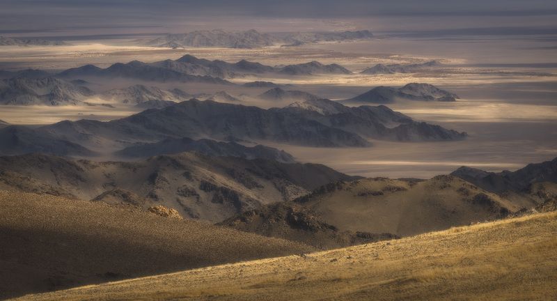 монголия, горы Просторы Монголии фото превью
