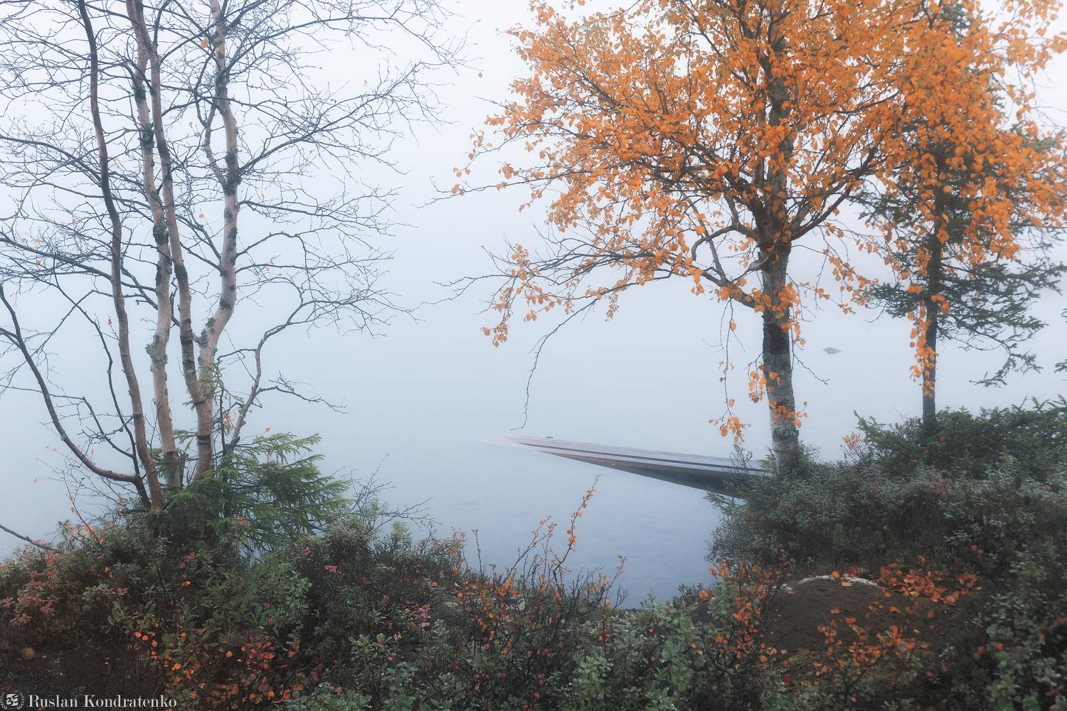 кольский полуостров, хибины, туман, полигональные озера, Кондратенко Руслан
