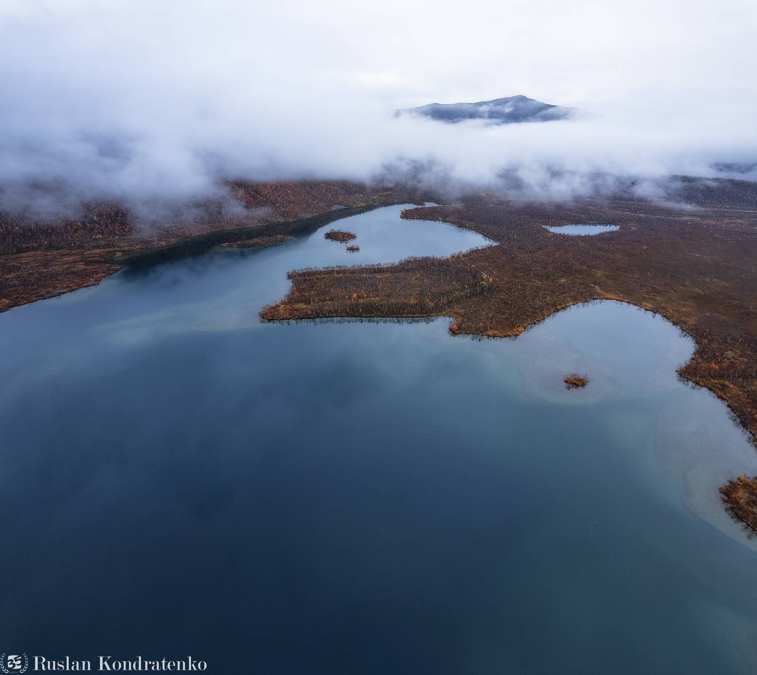 аэрофото, съемка с дрона, аэрофотография, air 2s, хибины, осень, озеро, кольский полуостров, горы, кольский, Кондратенко Руслан