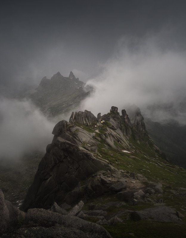 ergaki, siberia, ергаки, сибирь, саяны, гора, дракон, mountain, dragon, sayan Тайгиш-ш-ш... фото превью