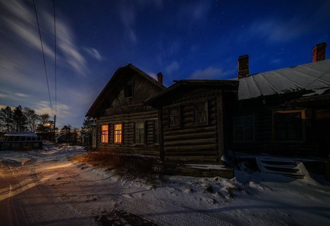 Вечер, Заполярье, Кольский п-ов, Север, Ст.Хибины, Хибины, Роман Горячий