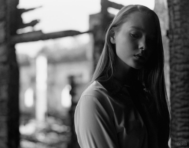 6x7, film, mediumformat, analog, portrait, bw, girl, pentax67 Kristina фото превью