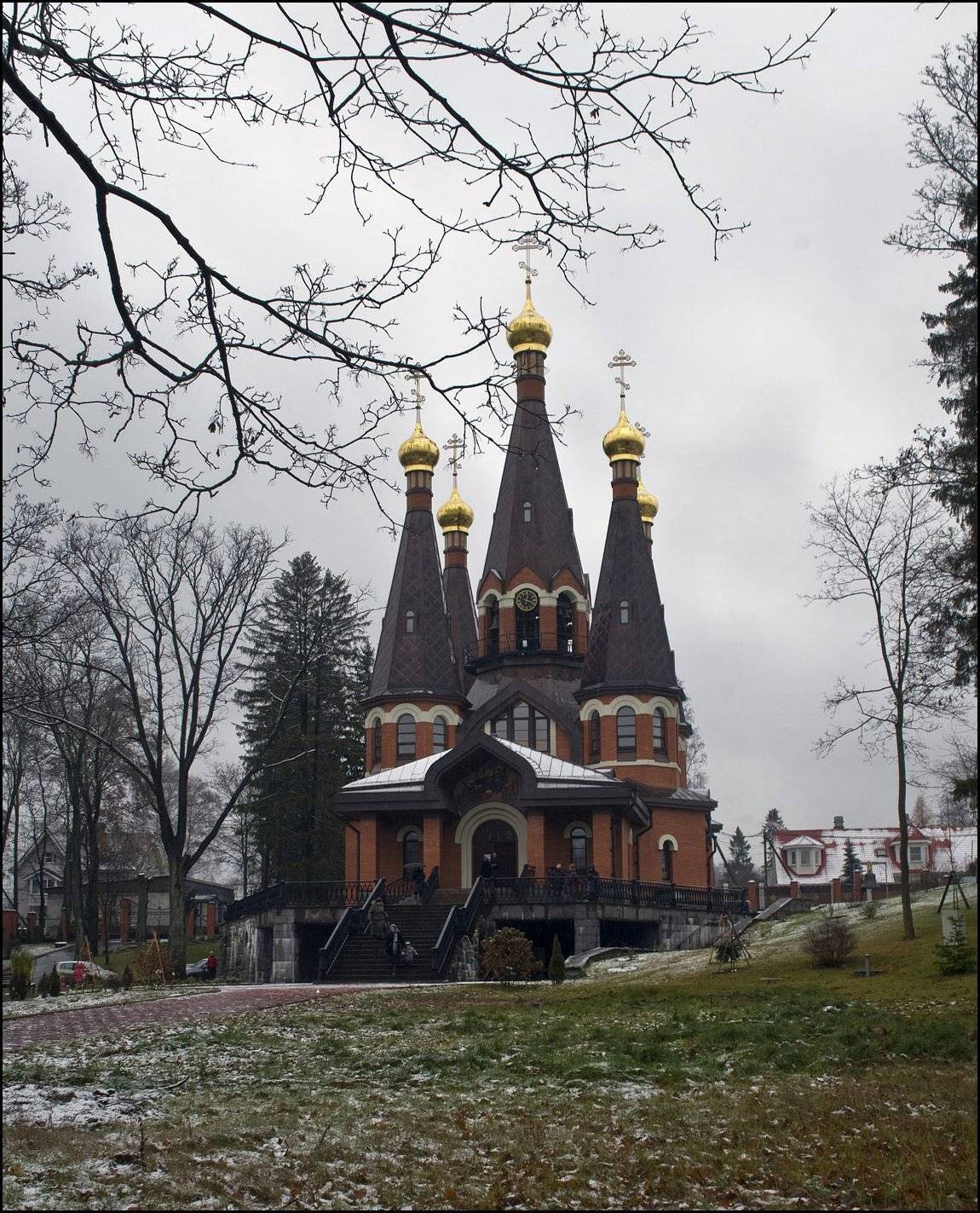 Храм,деревня,осень, Владимир