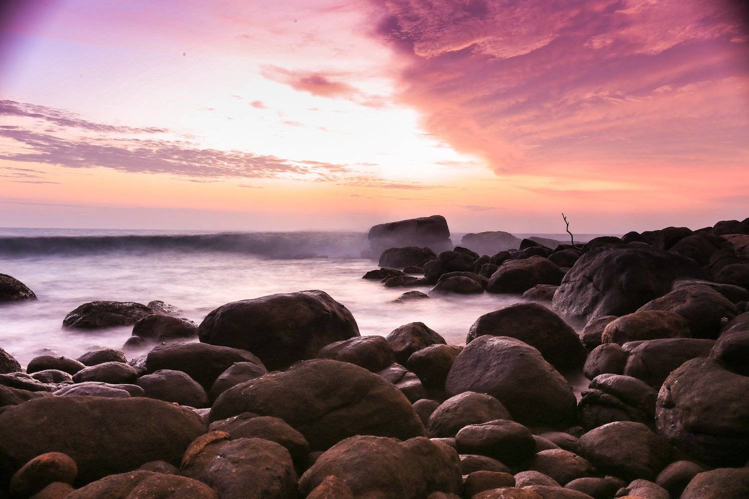 beach beautiful beauty blue clouds coast light ocean sand sea seascape sky summer sun sunrise sunset travel water waves, Andreea Chiru