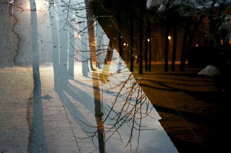 Город, Мультиэкспозиция Color film фото превью
