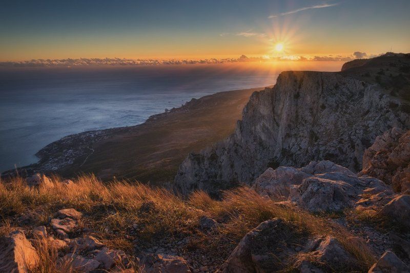 Вечер на Ай-Петринской яйле фото превью