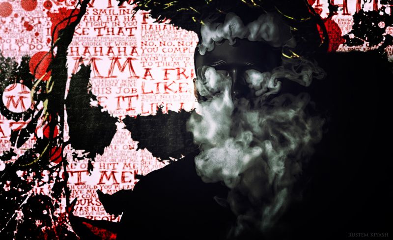 Дым, Маска, Мужчина, Парень Паровой джин фото превью