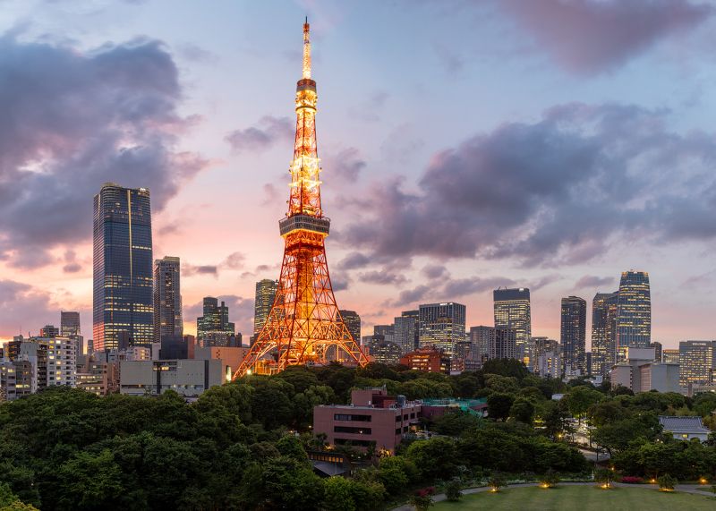 Телевизионная башня Токио. Япония. / Tokyo Television Tower фото превью