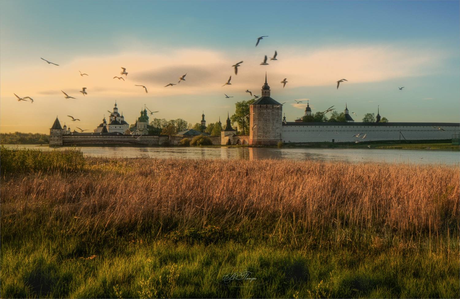 птицы монастырь озеро, Вера Петри