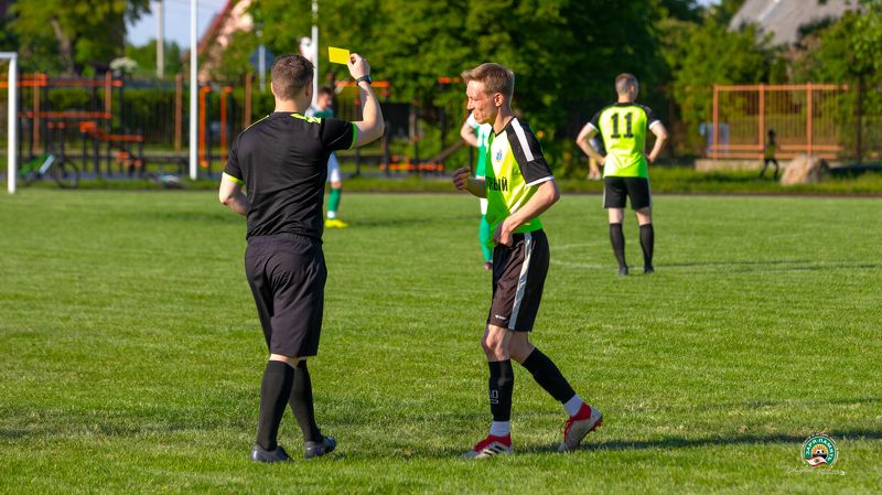 футбол, матч, карточка. наказание, судья, футболист, Мамоново, стадион, фотография, Свирин Вадим, 2024, football, match, card. punishment, judge, football player, Mamonovo, stadium, photography, Vadim Svirin Жёлтая карточка. фото превью