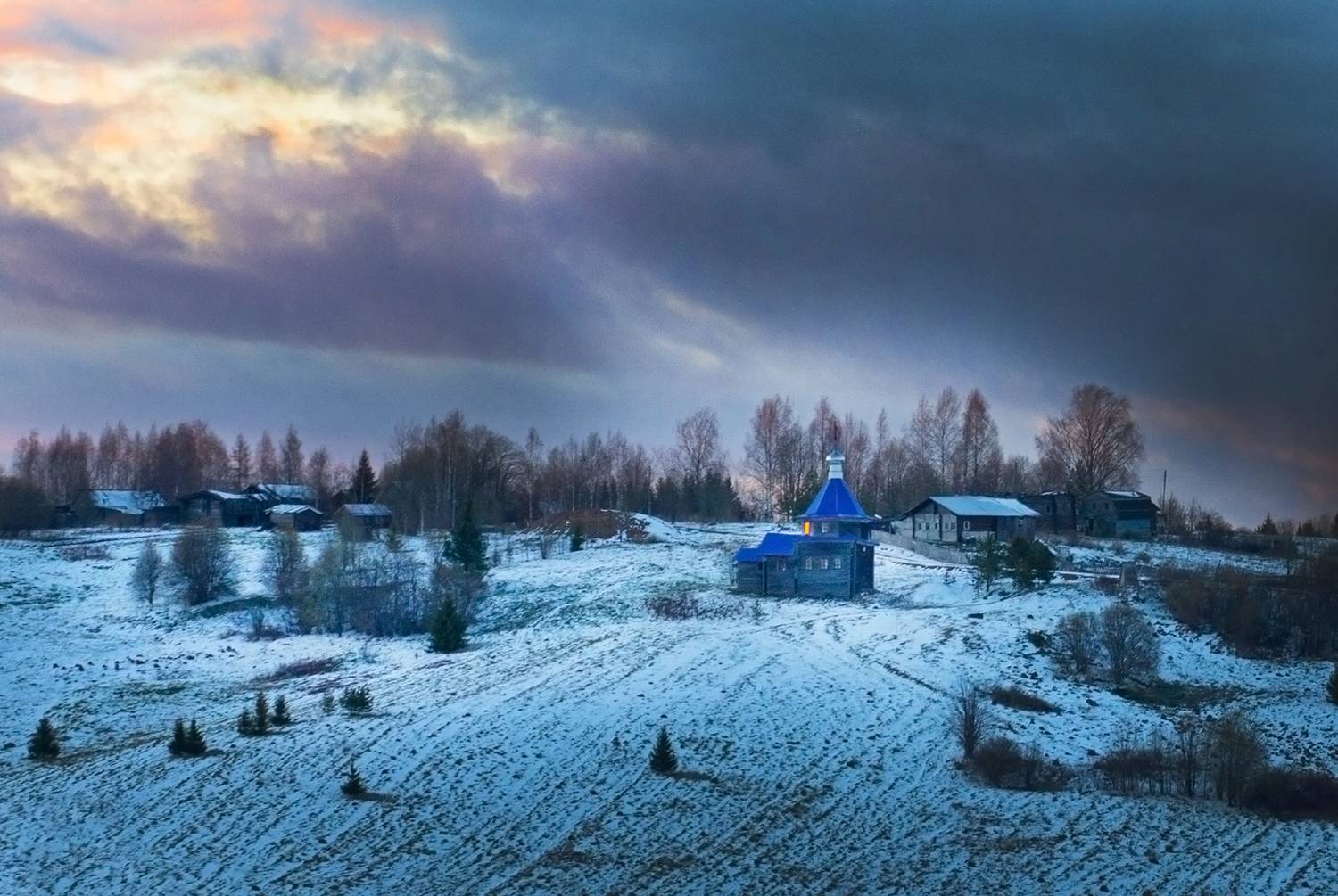 часовня, пежма, вельск, весна, Наталия Колтакова
