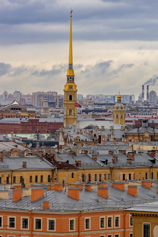 санкт петербург, питер, архитектура, крыши питера, петропавловская крепость Петропавловка.. а где же Нева? фото превью