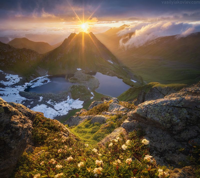 кчр, фототур, яковлевфототур, поход, загеданские, имеретинские, безмолвия, кавказ, имеретинка, загеданка, кавказ, поход Загеданские озера фото превью