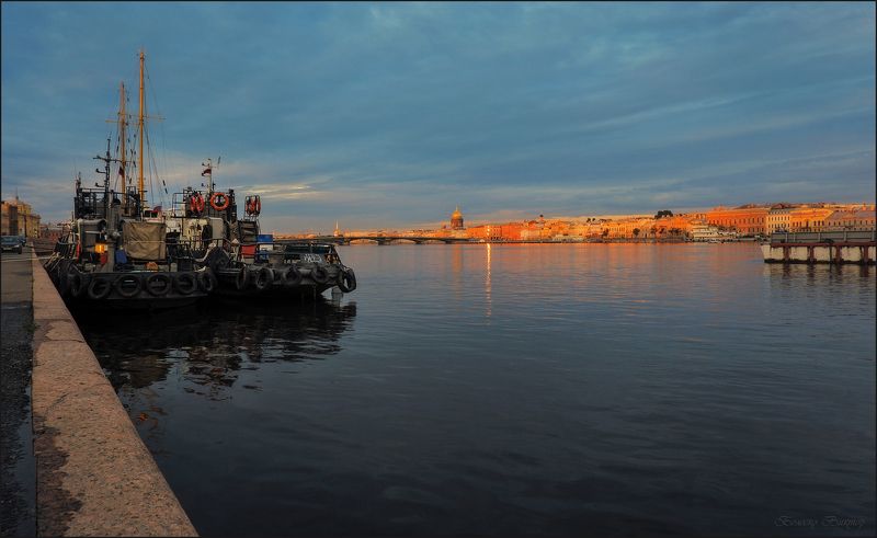 Вечер на Васильевском острове фото превью