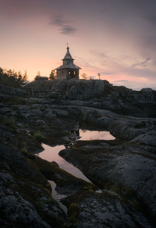 есусарет, ладога, ладожское озеро, карелия, россия Есусарет. Крест. фото превью