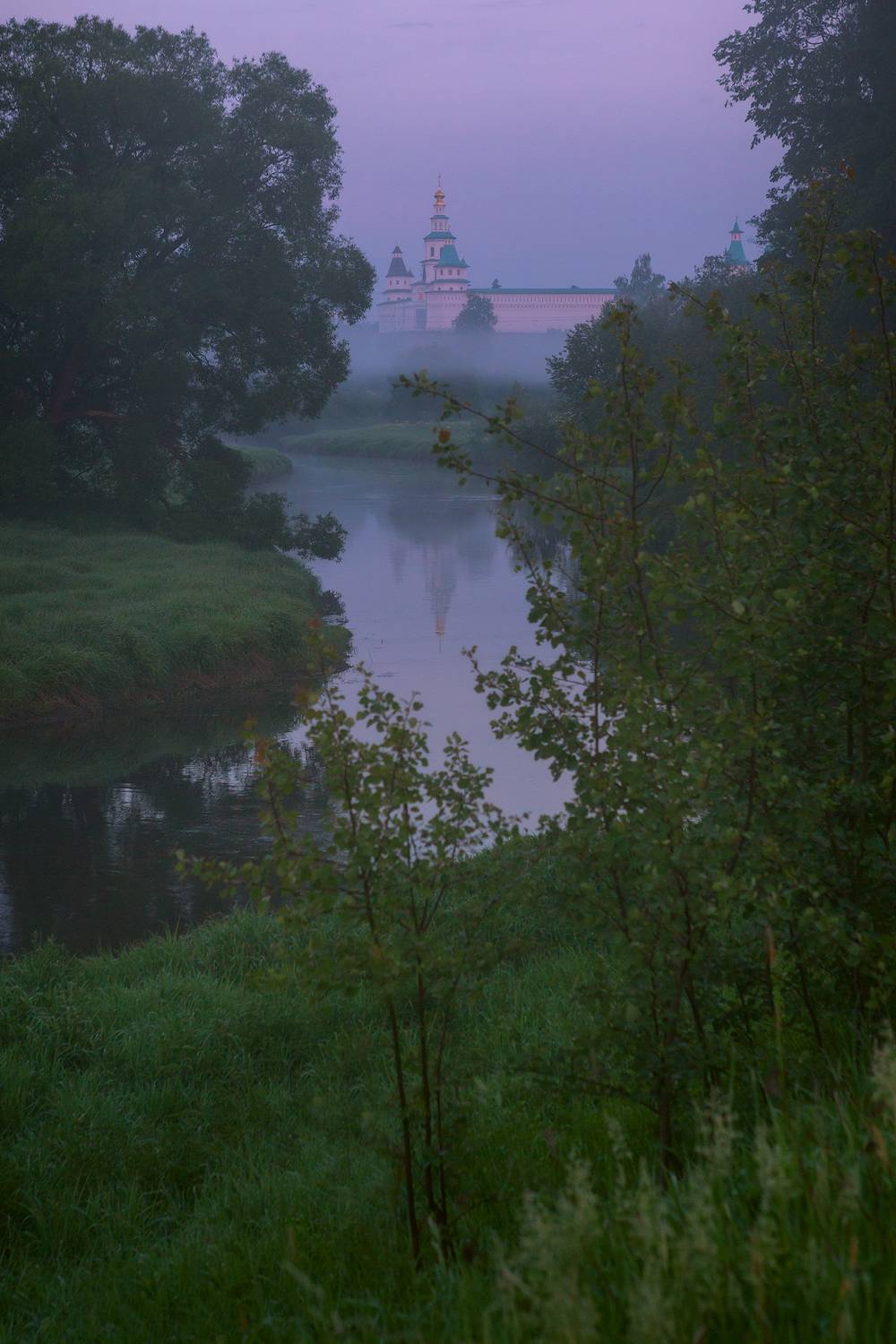 истра, храм, туман, подмосковье, Стрельчук Александр