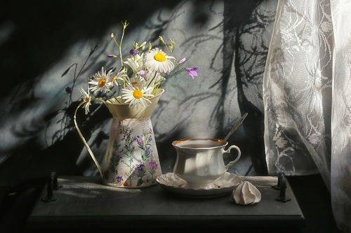 Утро и чашка чая