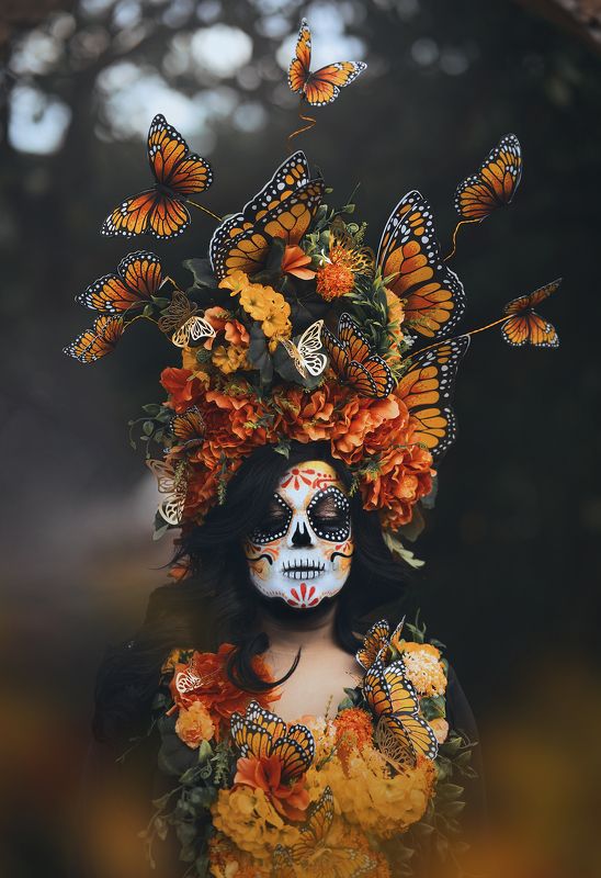 #Catrina #Mexico #diademuertos #Femaleportrait #Portrait #Cultural Catrina Monarca фото превью