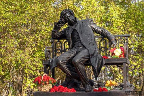 Памятник А.С.Пушкину в Царском Селе
