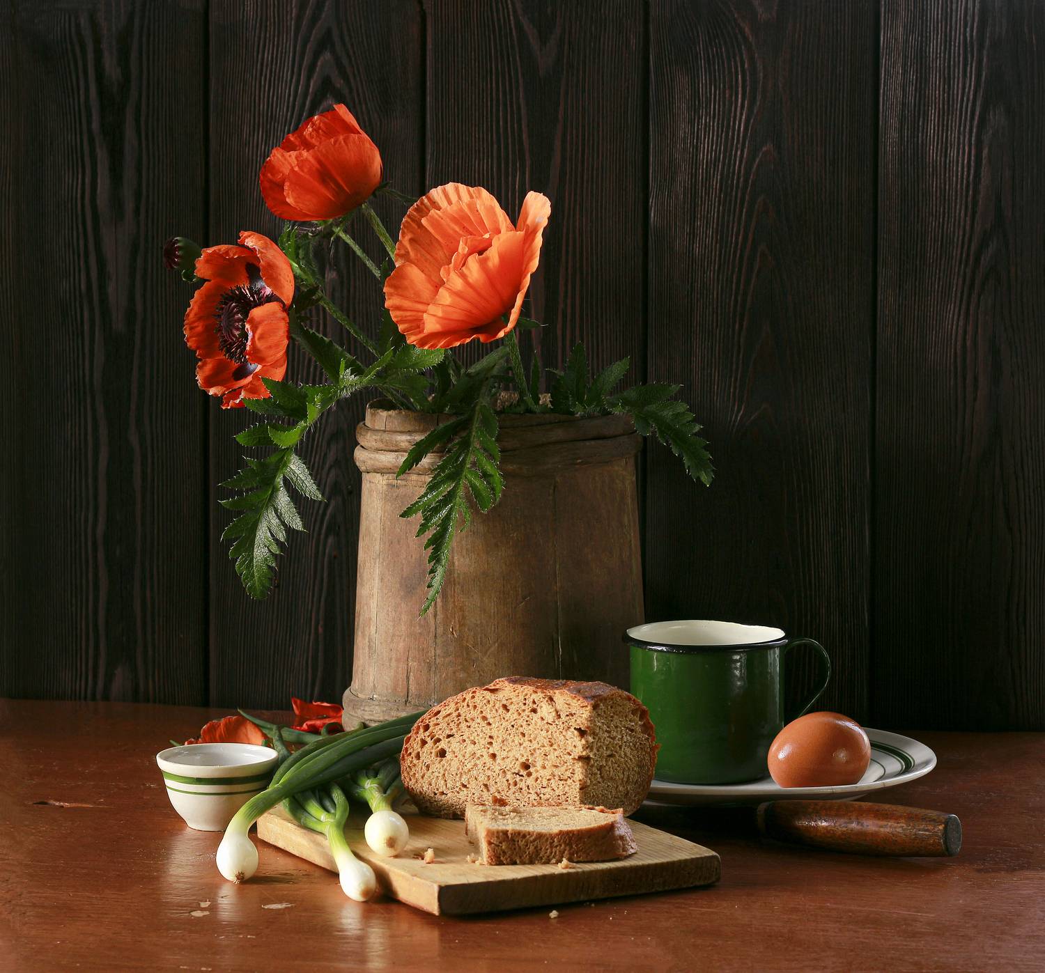 натюрморт, фотонатюрморт, still life, stillifefoto, художественное фото, лето, цветы, маки, красные маки, букет, цветочный натюрморт, наталья казанцева, хлеб, лук, еда, дача,, Наталья Казанцева