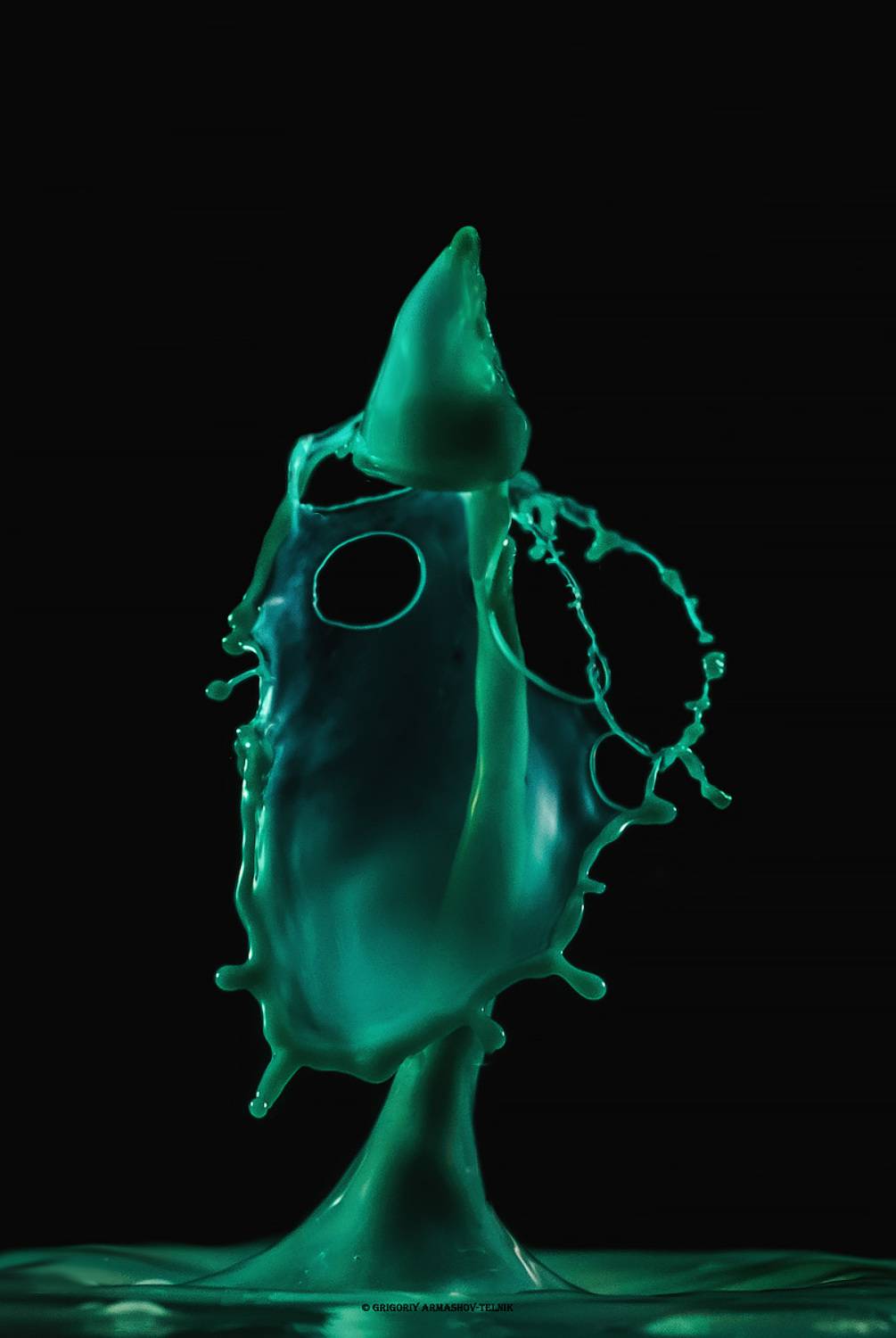 drops, water, macro, liquid, colors, Армашов-Тельник Григорий