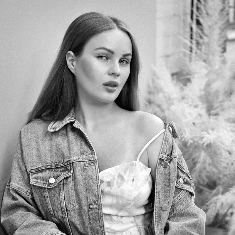 people, street, portrait, woman, style, bw, fashion Natalia фото превью