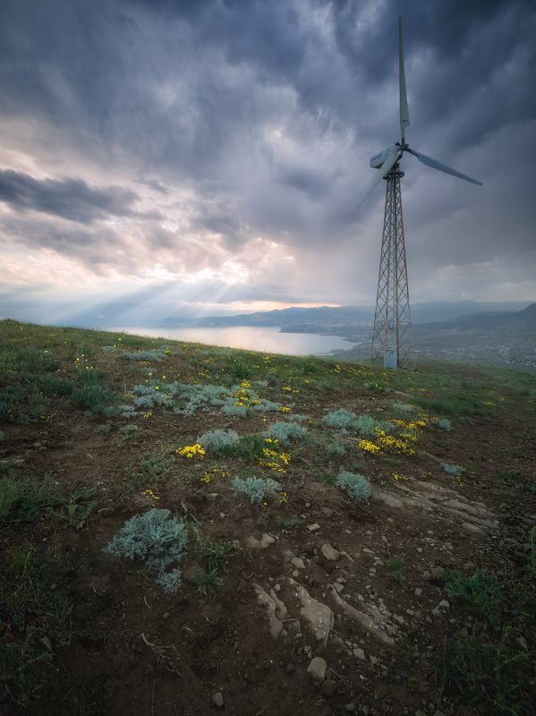 ветряк, крым, меганом Ветряк фото превью