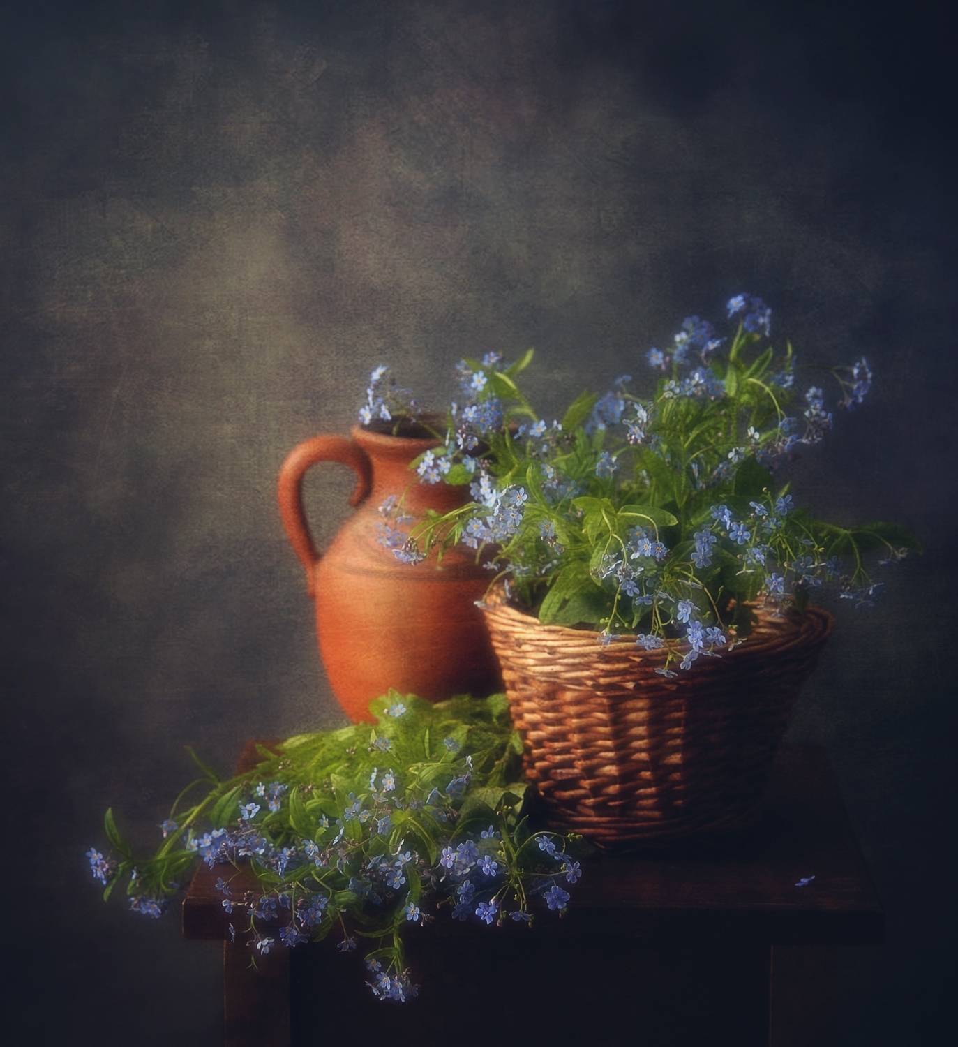 натюрморт,цветы,незабудки, Наталия К