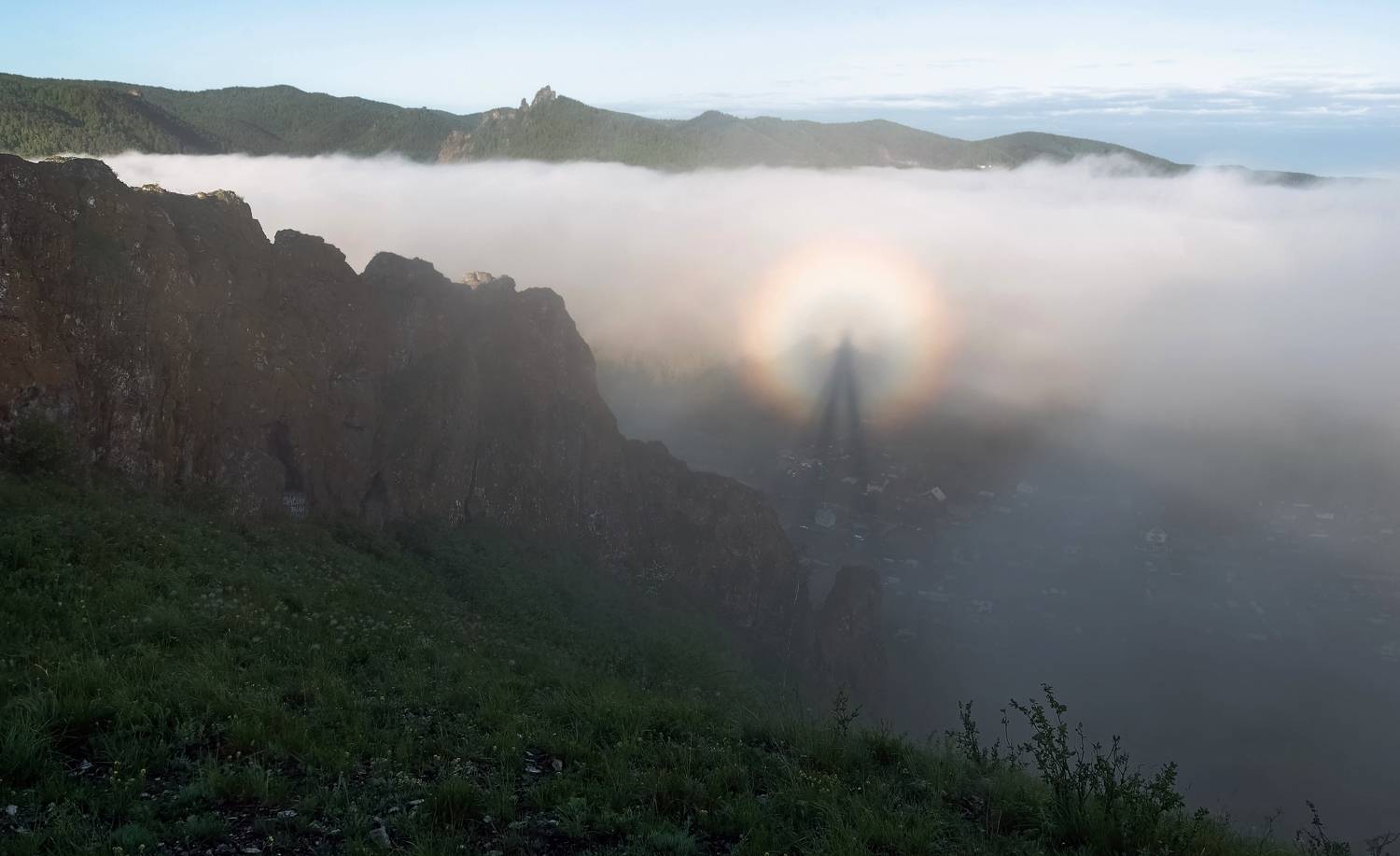 торгашинский хребет, утро, туман, река базаиха, Фомина Марина
