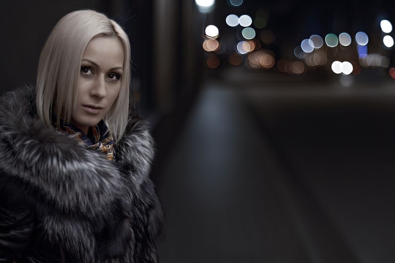 ночной портрет фото превью