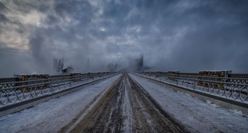 Дорога в зиму фото превью