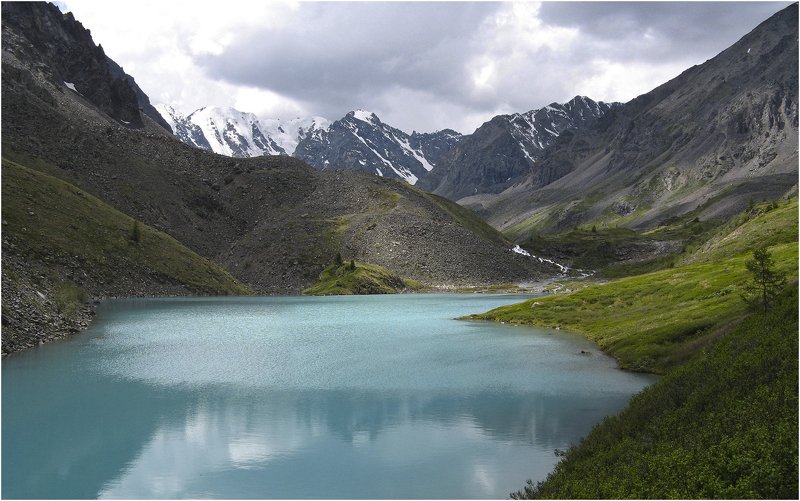 Алтай, Горы, Озеро Первое озеро Каракабак фото превью