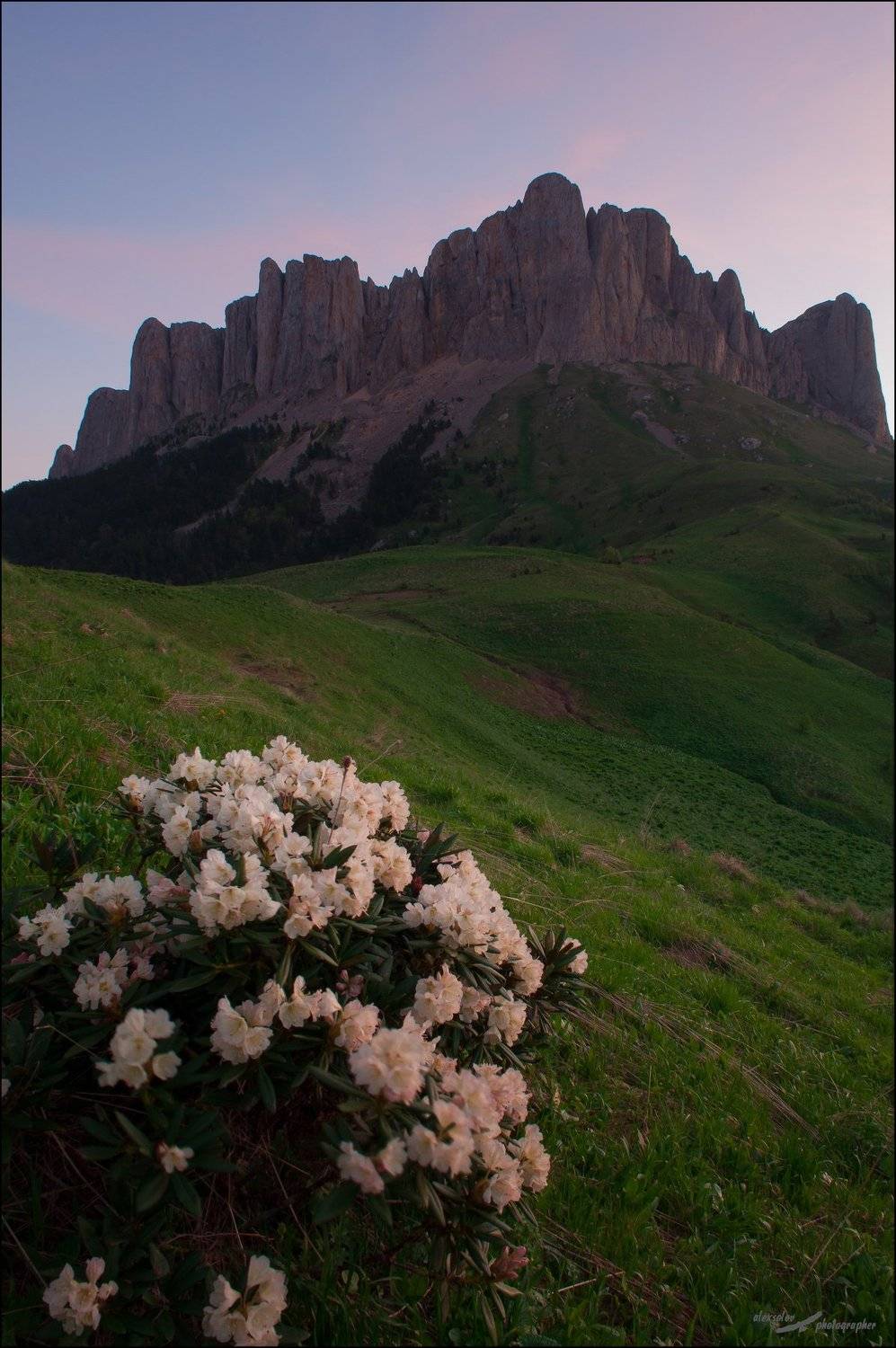 Тхач, Адыгея, горы, закат, Александр