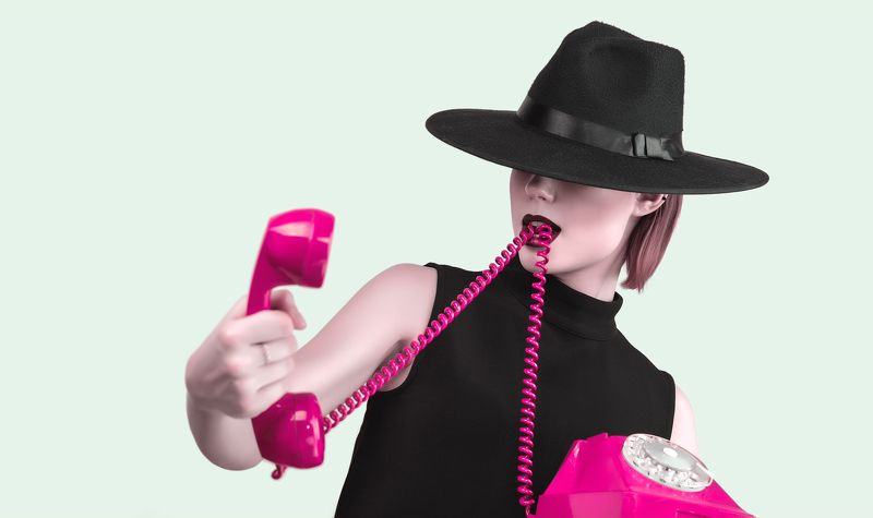 Black, Black and white, Girl, Hat, Minimal, Pink Розовый фото превью