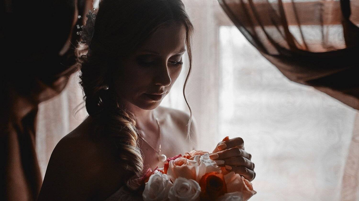 Девушка, Портрет, Портрет девушки, Цветы, Цвелёв Дмитрий