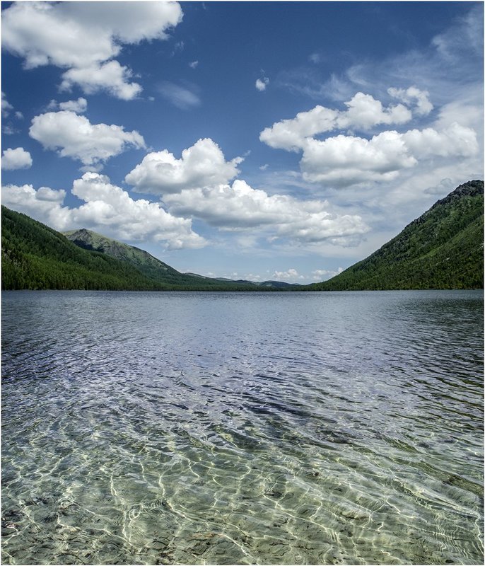 Алтай. Озеро Нижнее Мультинское. фото превью
