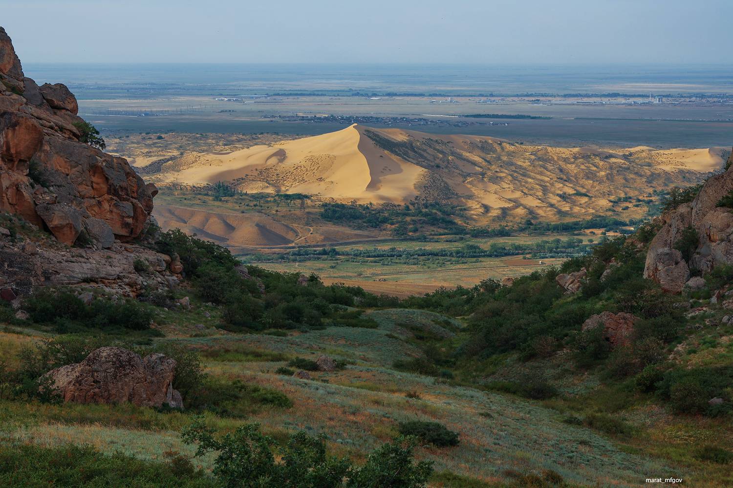 сары кум,песчаная гора,дагестан,пейзаж,, Magov Marat
